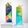 Troféu de Cristal Colorido Atmosfera de Alto Padrão Funcionário Destaque Campeão de Basquete Medalha Criativa Infantil Comemoração