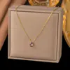 Collar Transfronterizo para Mujer, No se Desvanece, Lujo Ligero, Exquisita Cadena para Clavícula de Nicho, Joyería de Cadena para Clavícula de Alta Gama para Mujer