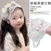 Doce Faixa de Cabelo de Renda Floral com Amarração para Meninas, Uso Diário, Festa de Primeiro Aniversário, Adereços para Fotos, Acessório de Cabeça de Bebê de Renda Estilo Fada