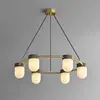 Araña minimalista de lujo ligero sin luz principal, lámpara simple para sala de estar y estudio, mármol natural, estilo chino, negro, luz decorativa de alta gama
