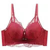 Estilo suave inalámbrico pecho pequeño pecho plano especial Super push up encaje grueso para mujer copa grande sin relleno sujetador