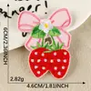 Patch Decorativo Autoadesivo de Desenho Animado Bordado Doku para Comida e Frutas em Roupas, Capas de Celular e Aplicações em Tecido