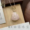 Nuevo Producto de Comercio Exterior Transfronterizo: Collar Estilo Luna de Ojo de Gato Natural, Naturalmente Elegante y Hermoso, Colgante de Buda, Descuento por Cantidad Grande