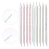 Suministro Directo Transfronterizo de Barra de Cristal de 7.5 cm para Manicura, Palillo de Doble Punta para Puntos, Herramientas de Reparación de Manicura al por Mayor