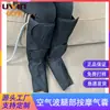 Masajeador de Piernas con Airbag de Onda de Aire, Masajeador de Pantorrillas con Airbag Presurizado, Terapia de Pies con Compresa Caliente, Dispositivo de Belleza para Piernas, Personalizado