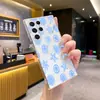 Fornecimento transfronteiriço de capas para celular Samsung S24 Ultra com tema de concha azul e estrela-do-mar, uma capa macia leve e transparente projetada para mulheres