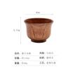 Tazón de madera de azufaifo para niños, tazón para fideos instantáneos de uso doméstico, tazón retro para té con leche de restaurante, venta al por mayor de vajilla de madera, tazón mongol al contado