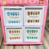 Adesivos para Unhas, Unhas Postiças, Adesivos para Unhas, Decalques de Unhas com Cola, Rasgáveis, Manicure para Estudantes Adultos, Unhas Brilhantes