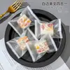 Bolsa de Embalaje Crujiente de Copo de Nieve Bolsa Selladora de Galletas de Dibujos Animados Pequeña Independiente Simple Caramelo Leche Dátil Galleta Bolsa para Hornear Alimentos