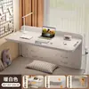Escritorio Cama de Dormitorio Escritorio Escritorio de Estudiante Escritorio de Estudio Mesa de Noche para Persona Perezosa Escritorio Pequeño Tablero Plegable Almacenamiento Escritorio para Computadora
