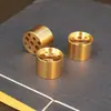 Suporte de incenso multi-furos de latão, suporte de incenso de cobre de três furos e nove furos, queimador de incenso, bandeja de incenso, incenso em bastão, três incensos em bastão, suporte de incenso budista, clipe de incenso