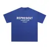 Camiseta Casual Solta de Manga Curta com Estampa de Letras e Ícone Representativo Transfronteiriço para Mulheres e Homens, Exportação