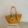 Bolso tote de gran capacidad, de alta gama, versátil para ir al trabajo, bolso de hombro con patrón tejido, bolso de axila, bolso tote vintage