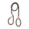Corda-P para cachorro cor de macaron, corda redonda de PP durável, guia de treinamento para cães, guia de passeio para animais de estimação com corrente P integrada, em estoque