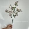 Nueva decoración de base de fila de flores pequeñas de plástico blando para auditorio de bodas, gypsophila de plástico de simulación, cifrado