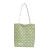 Bolso de Hombro Retro de Lunares de Doble Cara Nuevo de Verano, Estilo Francés de Nicho Versátil Perezoso para el Viaje Diario del Estudiante, Bolso de Axila