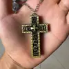 Colar Transfronteiriço Novo Produto Retrô Abridor Camada Dupla Formato Cobra Cruzada Moda Criativa Europeia e Americana Pingente de Presente de Feriado