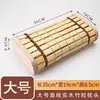Travesseiro fresco de verão travesseiro de bambu mahjong oco respirável tapete fresco de verão proteção para o pescoço da sauna travesseiro de contas de massagem pessoa solteira quente