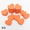 Lima de uñas de esponja mini personalizada para pulir lima de uñas de alta elasticidad lima de esponja de corazón de melocotón para uñas