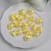 Dingyi K20-K26 Luna Fría Corazón Colorido Acrílico Galvanizado Agujero Recto Cuentas Sueltas Pulsera DIY Hecha a Mano Accesorios de Joyería
