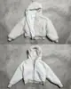 Sudadera con capucha de felpa estilo nuevo Otoño e Invierno 2025 Europea y Americana Transfronteriza Amazon, Sudadera holgada con cremallera reversible para hombre