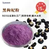 Polvo de Baya de Goji Negra, Bebida Sólida Soluble en Agua, Fabricante de Materia Prima de Polvo de Jugo de Baya de Goji Negra, Stock Disponible, Muestra Disponible, Polvo de Fruta de Baya de Goji Negra