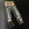 Colher garfo de aço inoxidável colher garfo simples garfo de sobremesa para adulto garfo de melancia garfo de comer para crianças atacado de fábrica