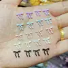 Lazo DIY Resina Estéreo Mariposa Serpentina Uñas Artísticas Joyería Colorido Accesorios para Uñas Portátiles Decoraciones
