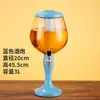 Máquina dispensadora de cerveza de barril pistola de vino enfriada por aire 3 litros pistola ligera máquina comercial torre de vino bar barril de vino creativo barril de bebida