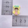 Muñeca de dibujos animados pequeña princesa PVC goma suave pequeños accesorios diy pegamento crema funda para teléfono móvil accesorios para cuerda de horquilla