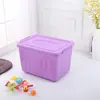 Caixa de armazenamento portátil para roupas e brinquedos, tamanho extra grande, colcha de algodão, caixa de armazenamento de plástico transparente, caixa de armazenamento, quarto, doméstico