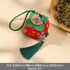 Bolsita Regalo Hecha a Mano Creativa para el Festival del Bote del Dragón, Forma de Caqui, Símbolo de Buena Suerte, Repelente de Mosquitos de Ajenjo, Adorno Colgante para Coche para el Festival del Bote del Dragón