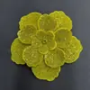 Acessórios de Joias com Strass de Camélia Transfronteiriços Flores Tridimensionais de Sapato de Camada Dupla Acessórios para Roupas Acessórios de Broche para Headwear DIY