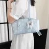 2026 Nova Bolsa de Verão Estilo Coreano para Axila Pequena Bolsa de Mão Feminina de Alto Valor Bolso Almofada de Bolinhas Nicho Bolsa de Ombro Único Feminina