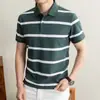 Camiseta Casual de Verano para Hombre con Rayas y Estampado Digital 3D AliExpress Suministro Exclusivo Transfronterizo