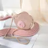 Bolsa de Palha Estilo Férias de Verão com Florzinha Nova Bolsa de Palha 2025 Bolsa de Palha Trançada Bolsa Transversal Mini Bolsa de Moedas