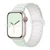 Estoque de Fábrica Disponível para Pulseira Magnética de Três Ímãs iWatch Apple, Pulseira Magnética em Forma de I, Pulseira Loop de Silicone Geração S10