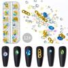 Nueva Joyería Caliente para Uñas ins Cadena Pequeña 12 Cajas Acero Dorado y Plateado Bola de Acero Pegatina Decorativa para Uñas DIY Cadena Metálica