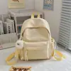 Mochila para Mujer 2025 Nuevo Estilo Coreano Dulce Estudiante Viaje Mochila Pequeña Estudiante de Secundaria Ligera Simple Viaje Bolsa Escolar