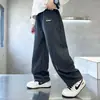 Pantalones para niño 2026 nueva colección de invierno, pantalones de pierna curva para niños, estilo otoño/invierno, pantalones deportivos para niños grandes, modernos y versátiles para niños en otoño e invierno