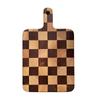 Tabla de Cortar de Madera Maciza de Ébano Tabla para Frutas Tabla para Pan Tabla de Cortar de Madera Tabla de Cortar Tabla para Bistec Tabla para Complementos Alimenticios