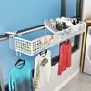 Tendedero de ropa para balcón, tendedero de ropa para ventana de edificio alto, estante para ventana, tendedero de zapatos retráctil para uso doméstico