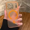 Capa para Celular Iphone17 com Sucção Magnética Névoa de Gelo Semi-Transparente Fosca Anti-Impressão Digital Apple 16 Case Rígido de Alta Qualidade Totalmente Coberto