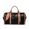 Bolsa de Viaje Plegable Nueva Transfronteriza para Traje Pu de Gran Capacidad Extra Bolsas de Almacenamiento Multifuncionales Bolsa de Mano para Viajes de Corta Distancia