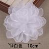 Accesorios de flores con borde quemado de 10 cm, directos de fábrica, para bricolaje, tocado, tela, flor, accesorios de ropa, broche, camelia