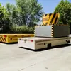 Carrinho de posicionamento automático AGV de 120 T, resistente a altas temperaturas, carro plano elétrico não tripulado, caminhão de transporte de oficina