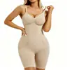 Modelador Pós-Parto de Corpo Inteiro para Mulheres, Levanta Quadril, Controle de Barriga, Esculpe o Corpo, Costas Abertas, Body Modelador