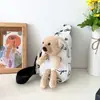 Bolso de pecho para niños, otoño e invierno, nuevo y lindo bolso para niños con diseño de oso, bolso bandolera de hombro para niños con dibujos animados, venta al por mayor