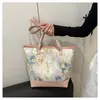 Bolsa Transversal Estrangeira de Comércio Exterior, Bolsa de Mão Grande com Cores Contrastantes da Moda, Bolsa de Ombro/Axila Estilo Étnico