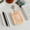 Versión Coreana de Ins Lindo Variedad de Series Portatarjetas de Peluche Persiguiendo Estrellas Idol Colgante de Exhibición de Tarjetas Pequeñas Lindo Portatarjetas de Estudiante